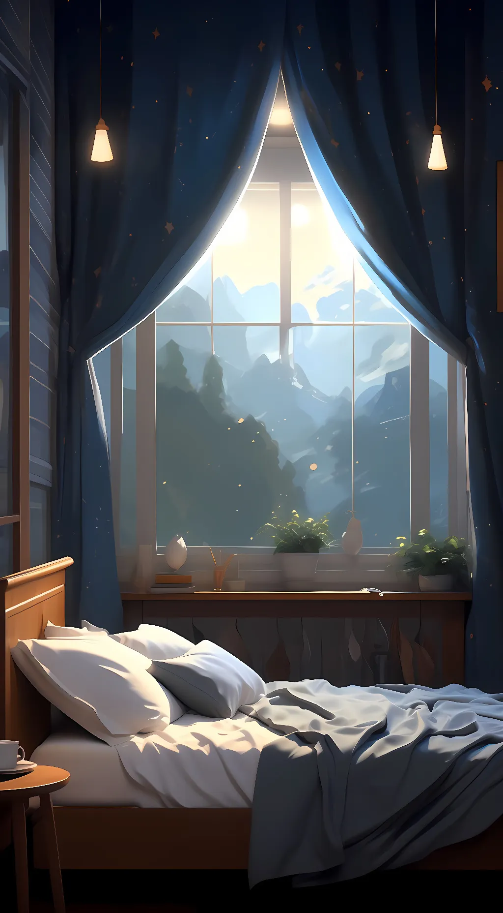 ai character: Your Bed background