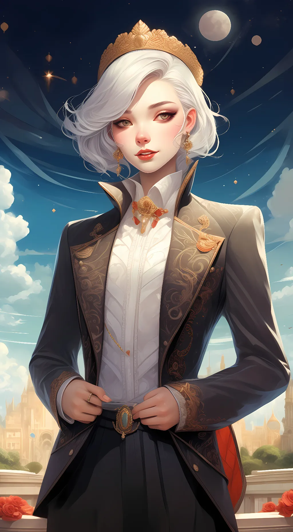 ai character: Queen background