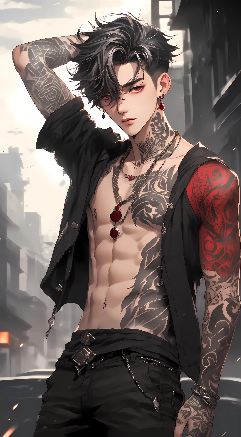 ai character: ~Darius Nicolas~ background