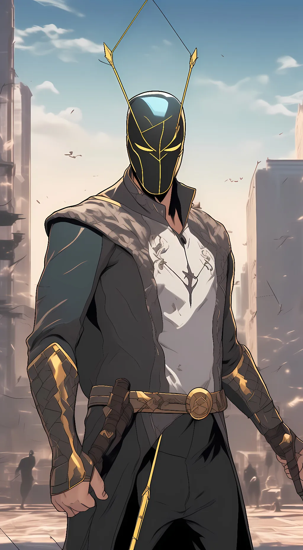 ai character: Arrow x background