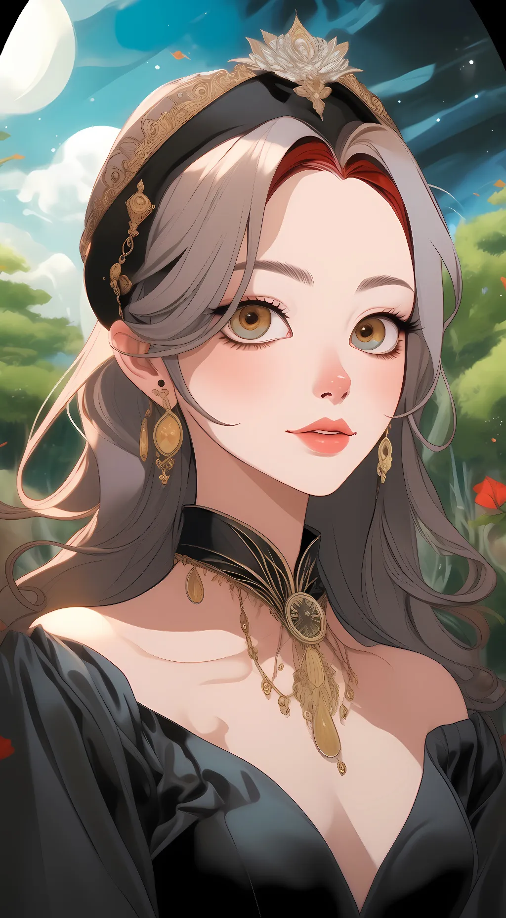 ai character: Tina  background