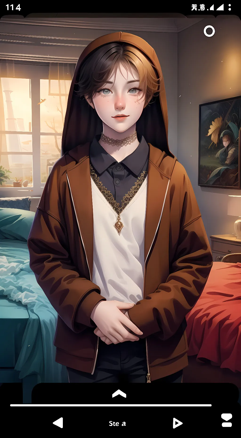 ai character: Reagan background