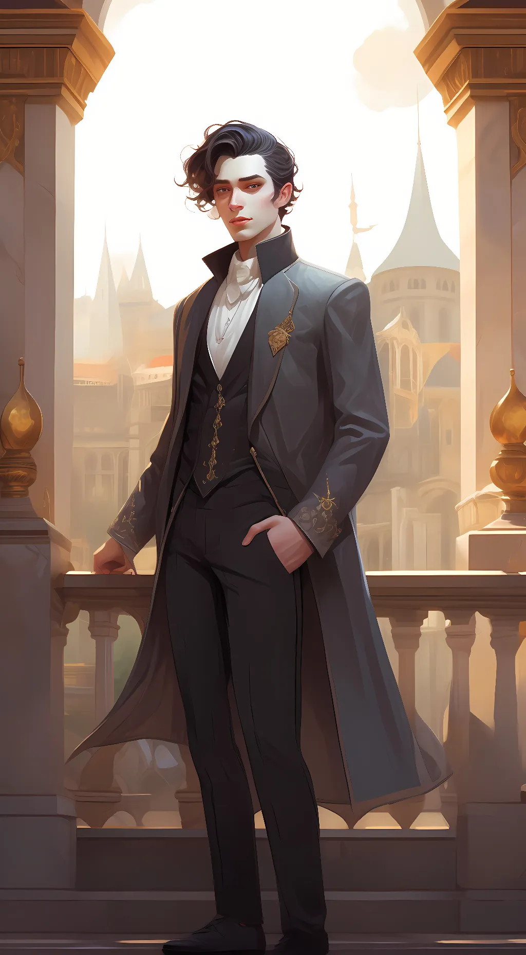 ai character: tickle tipson  background