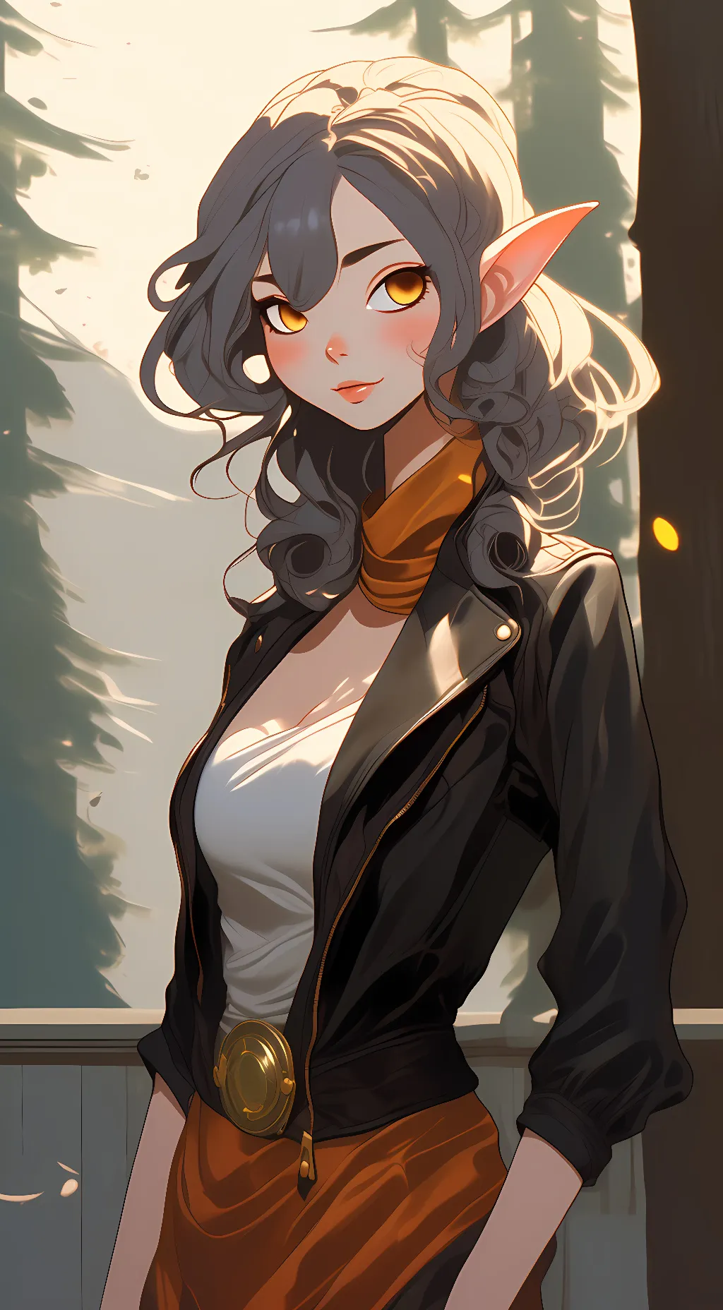 ai character: Lumi background