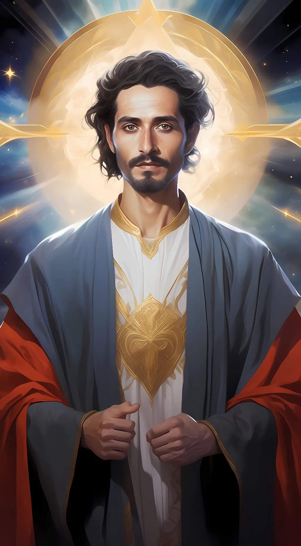 ai character: Meher baba background