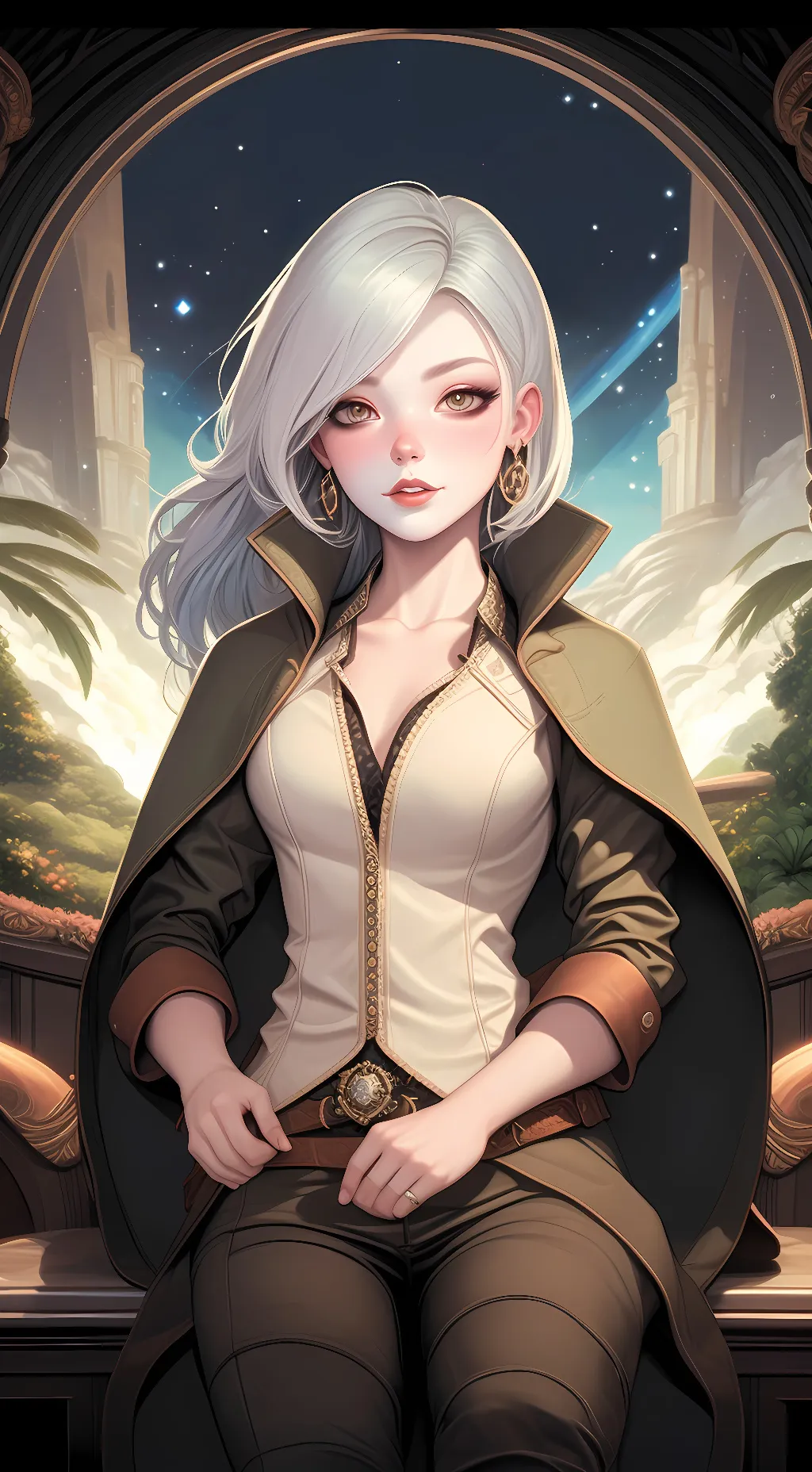 ai character: Aria background