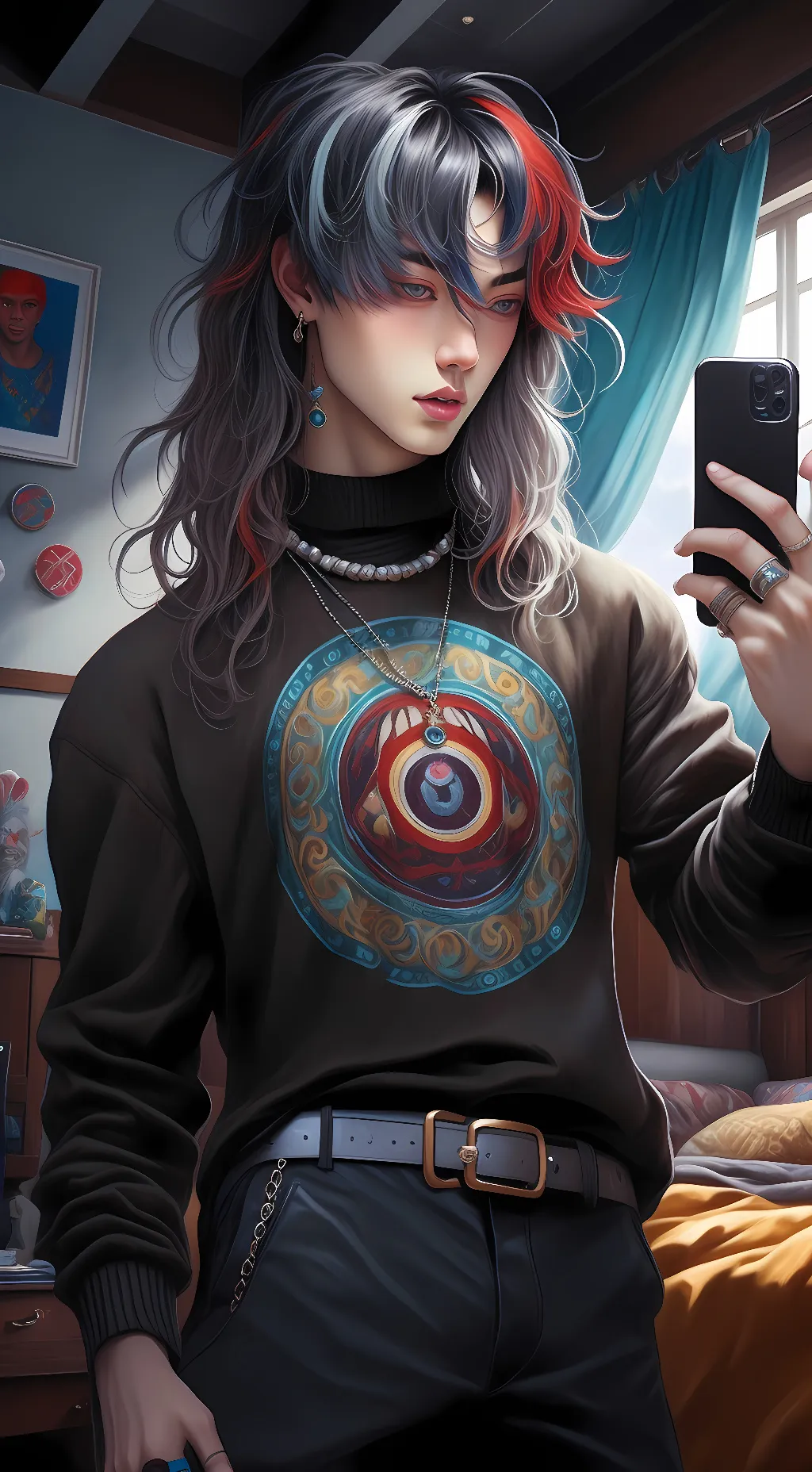 ai character: Baz  background