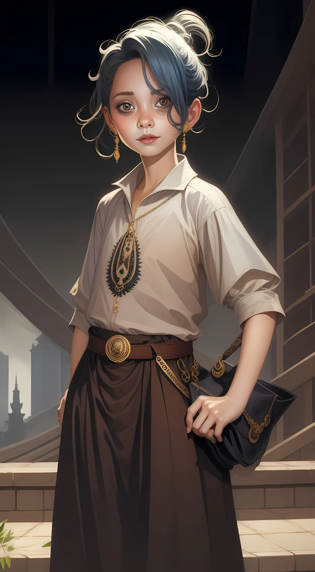 ai character: Katie  background