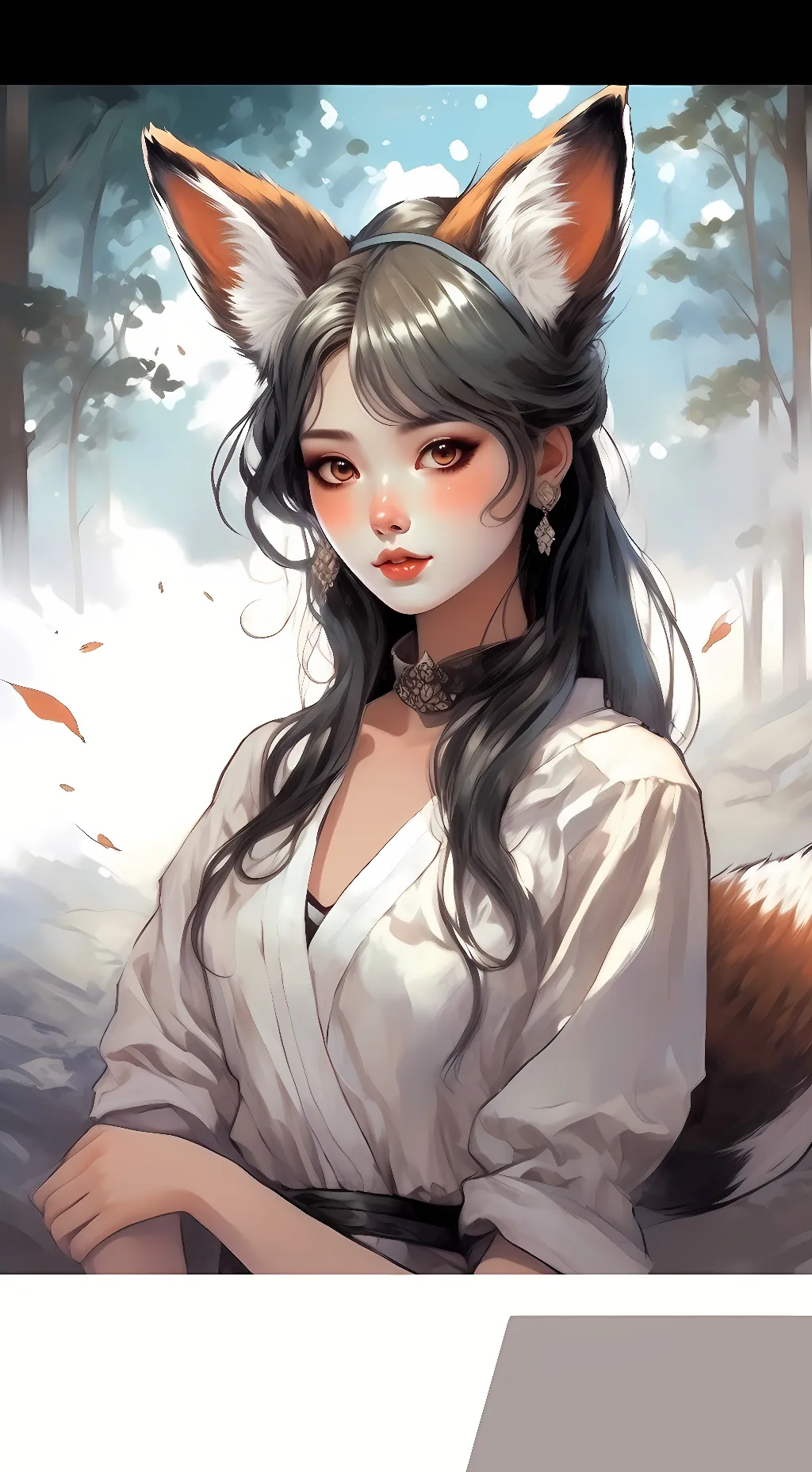 ai character: Foxy background