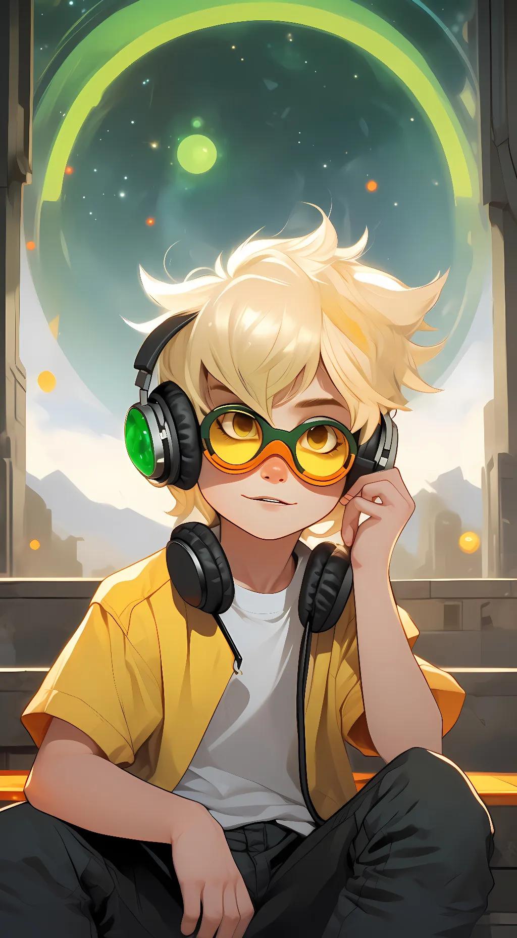 ai character: kid background