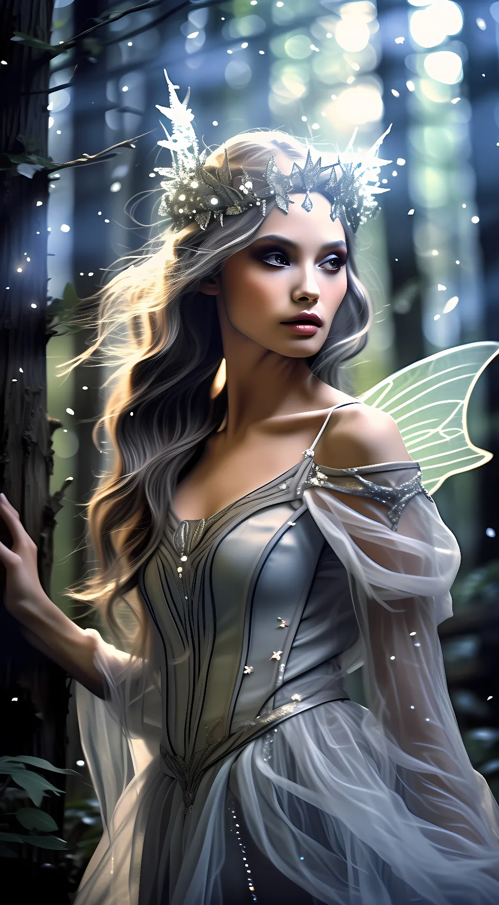 ai character: Lady Selene background