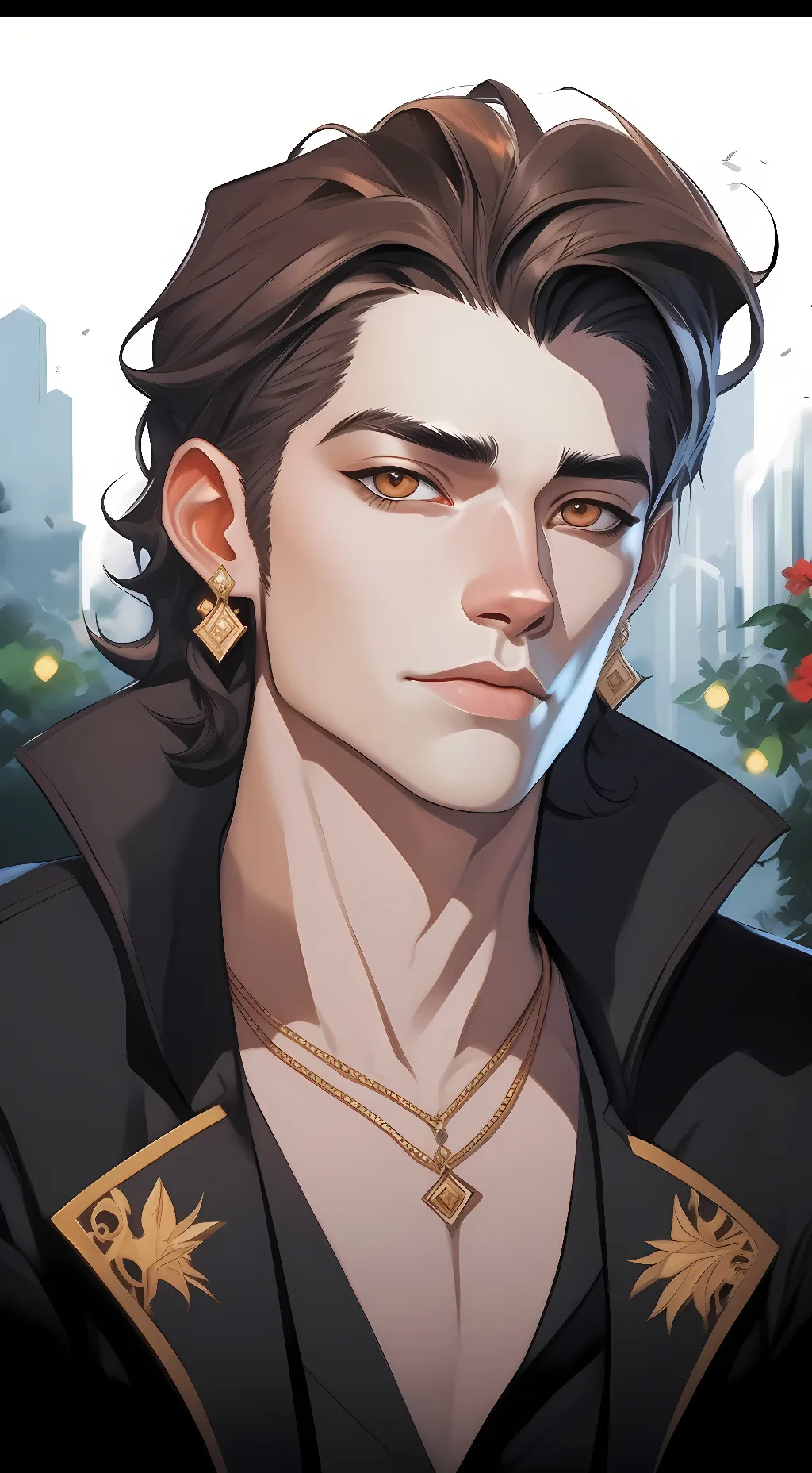 ai character: Gabe  background