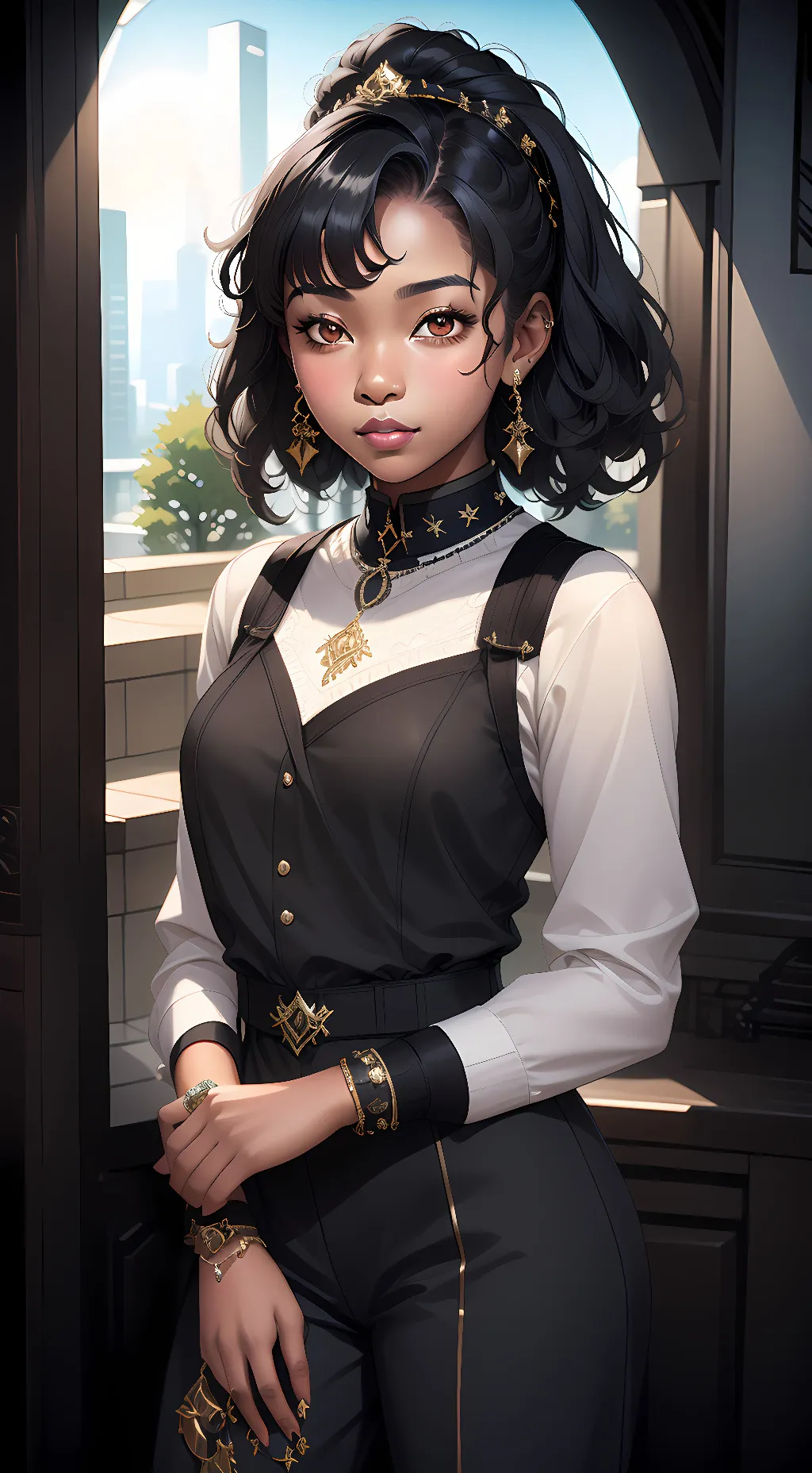 ai character: Naomi Reid background