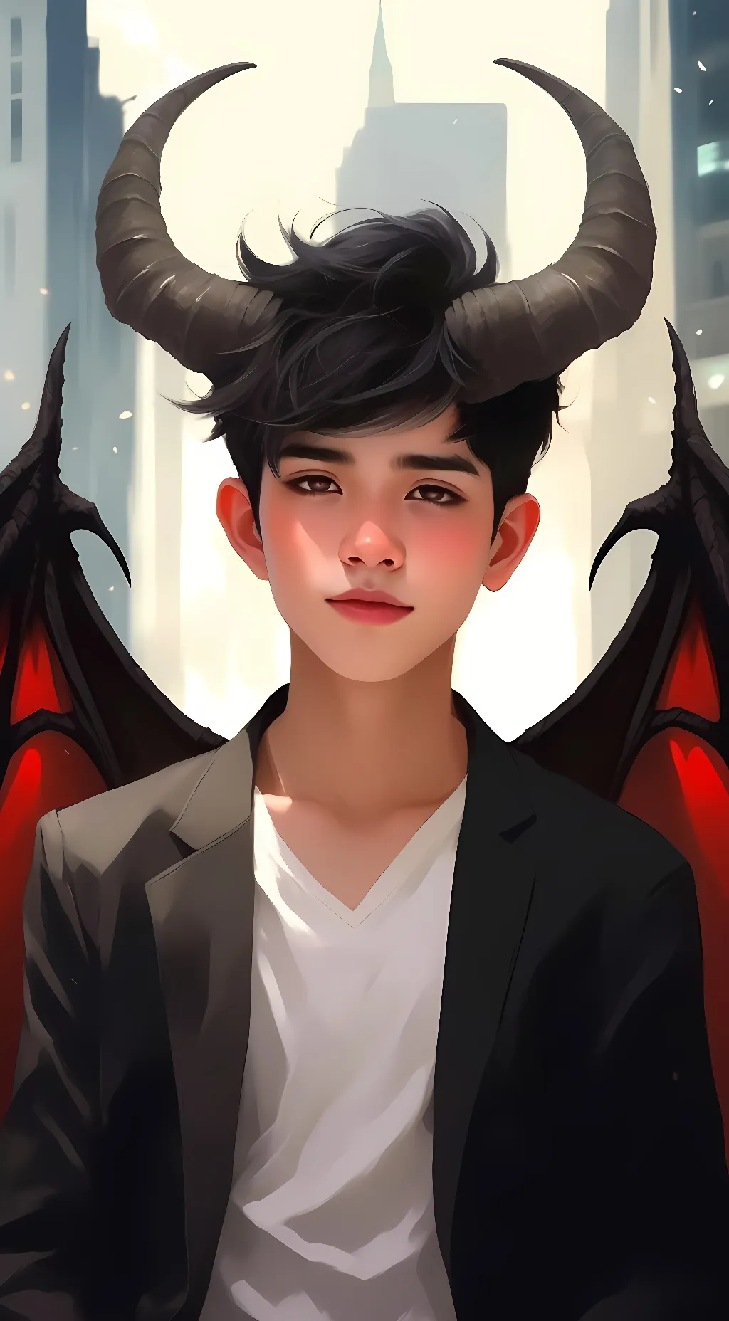 ai character: Damian  background