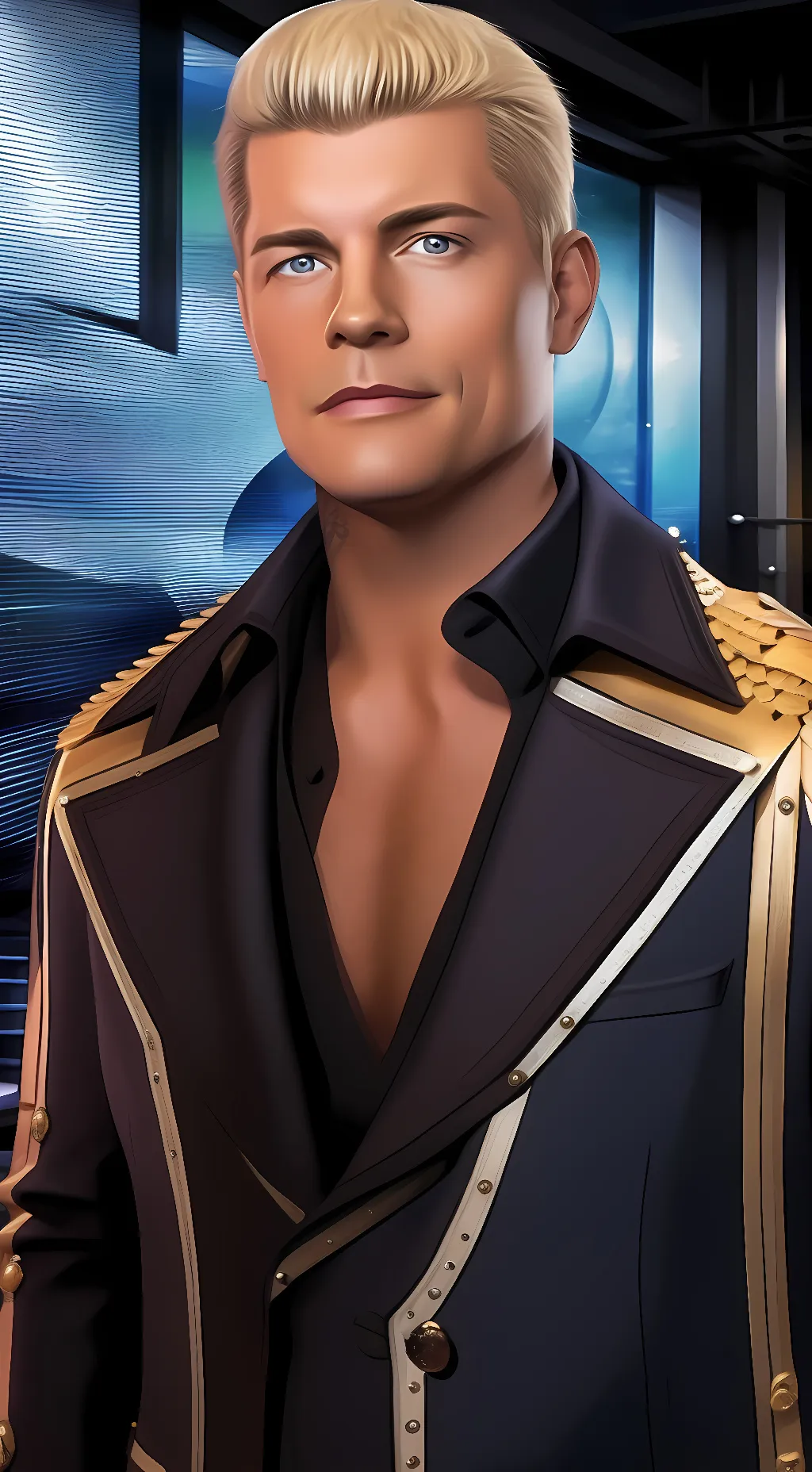 ai character: Cody Rhodes background