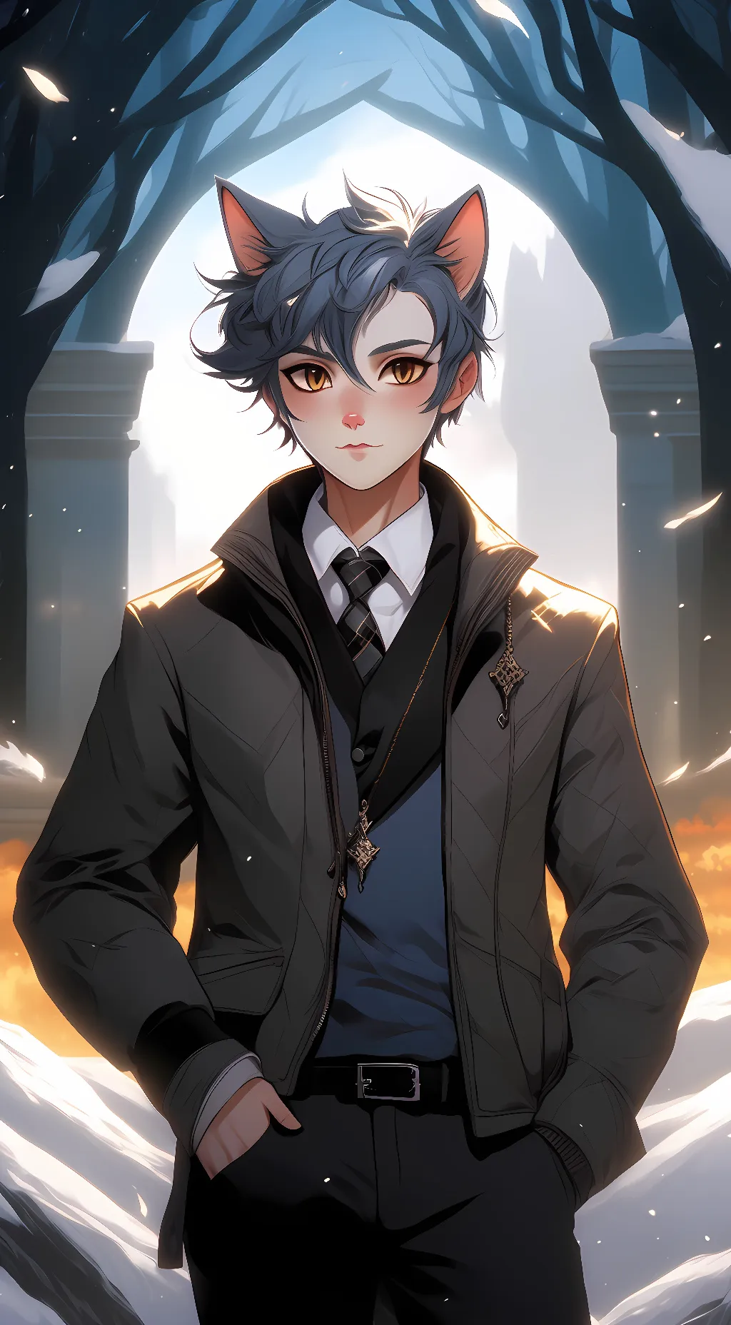 ai character: Frost background