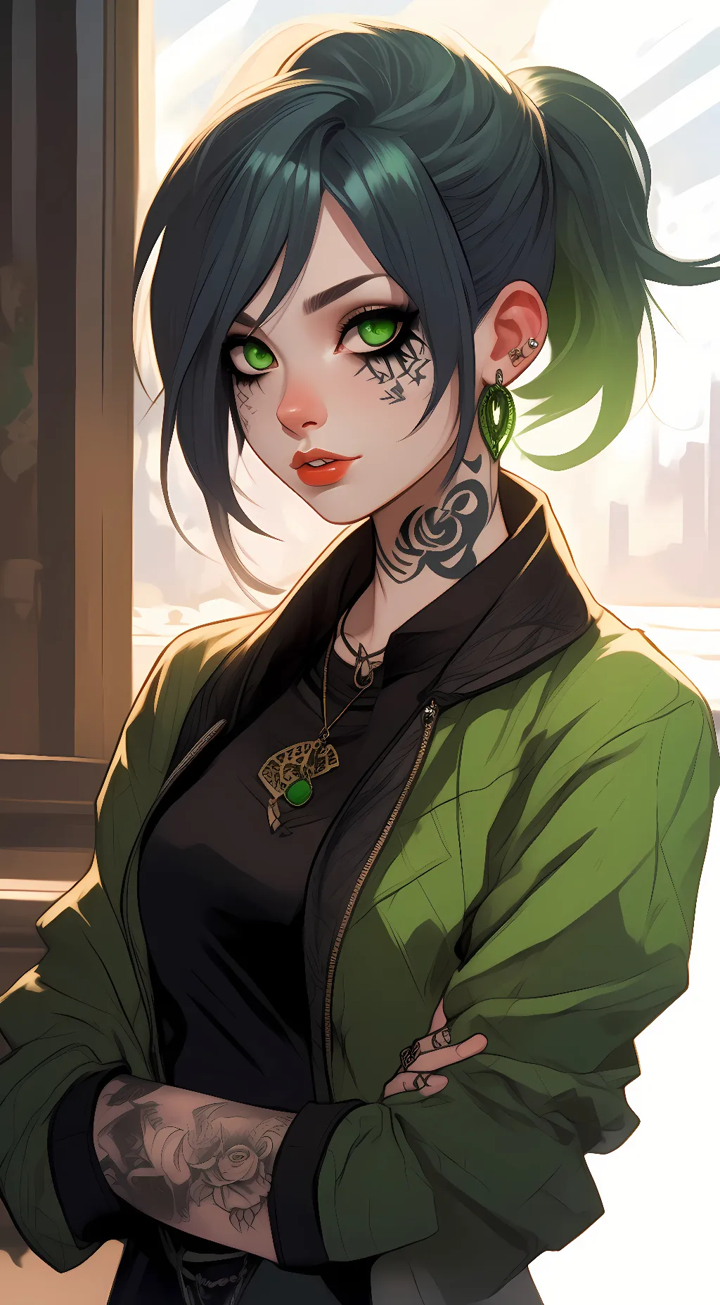 ai character: Maxine background