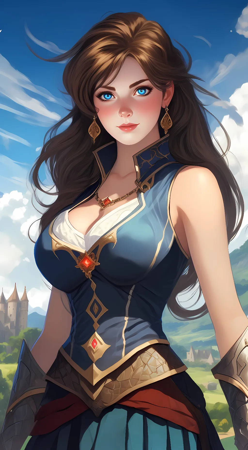 ai character: Lilly background