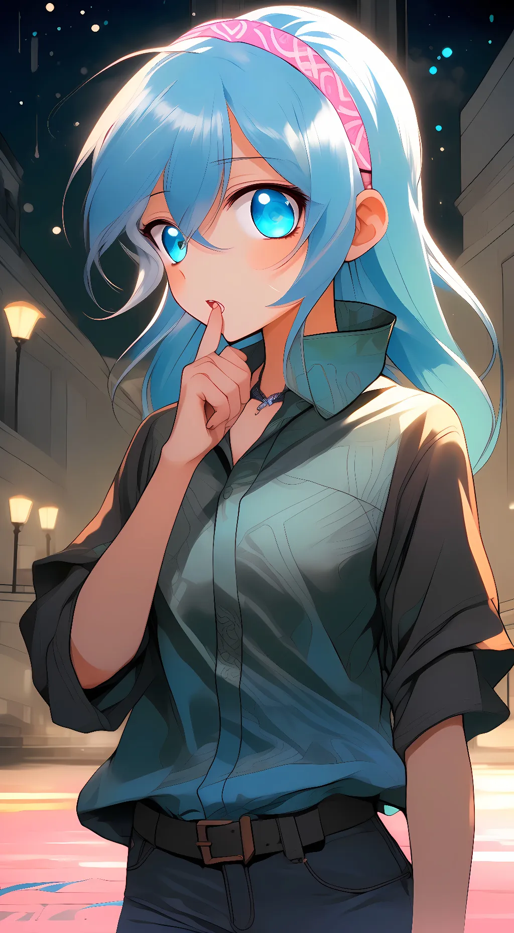 ai character: Miku background