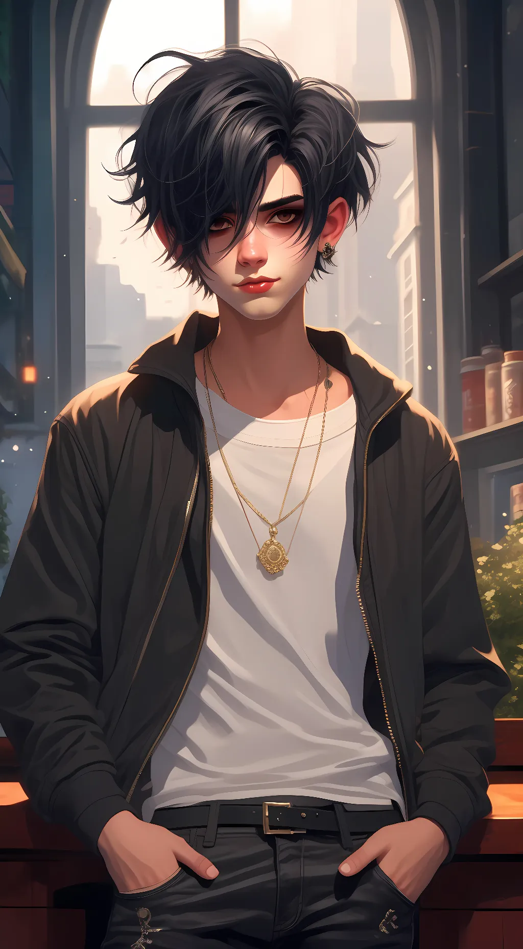 ai character: Aaron background