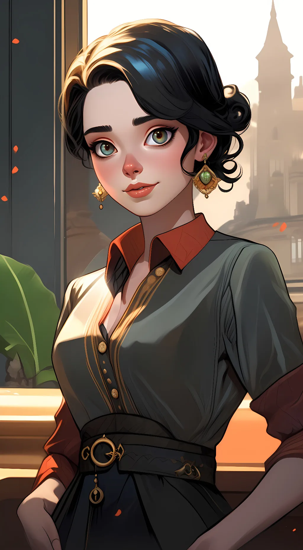 ai character: Angela background