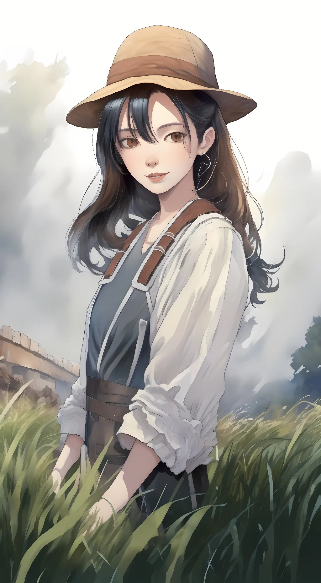 ai character: Elise Green background