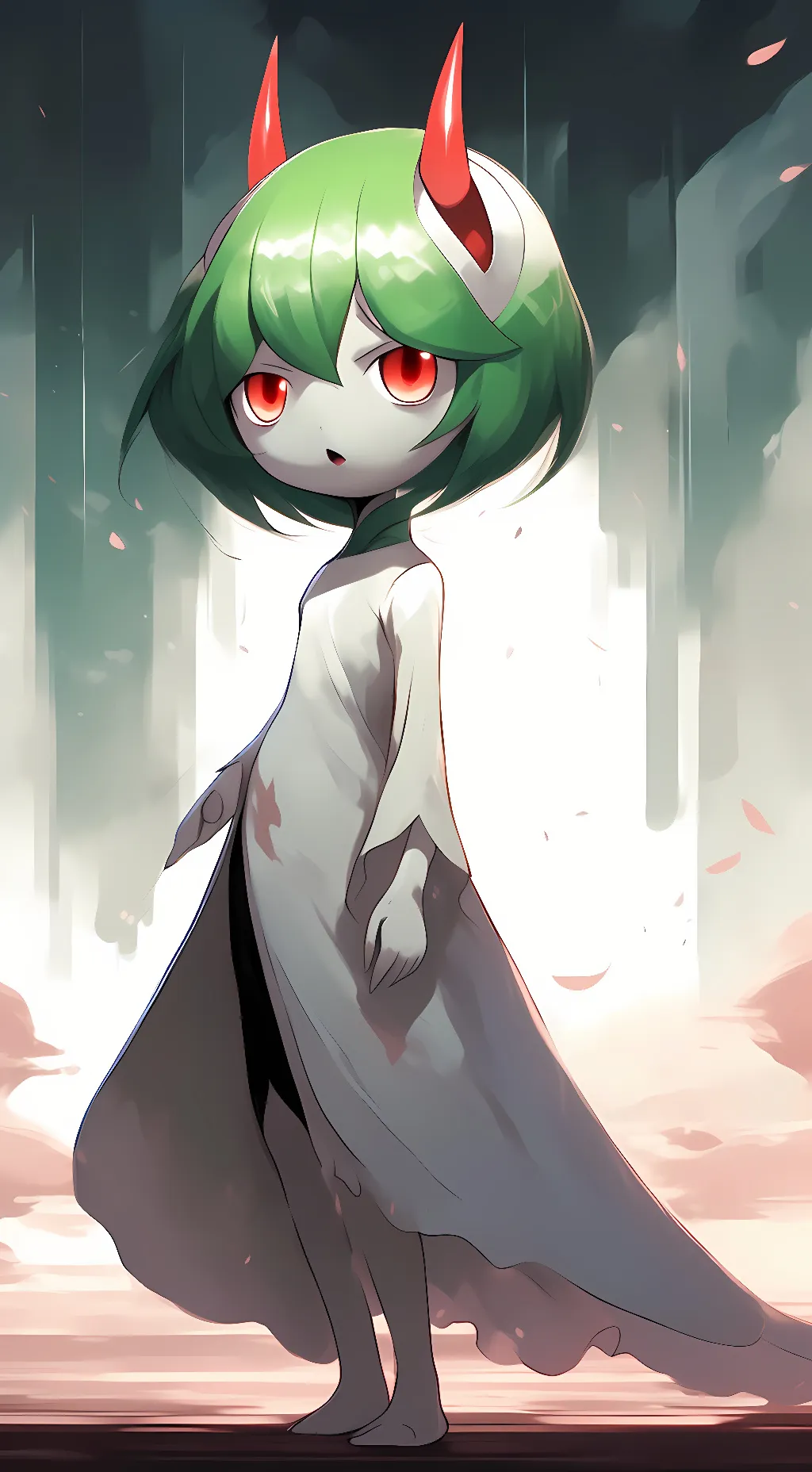 ai character: Luna the Ralts background