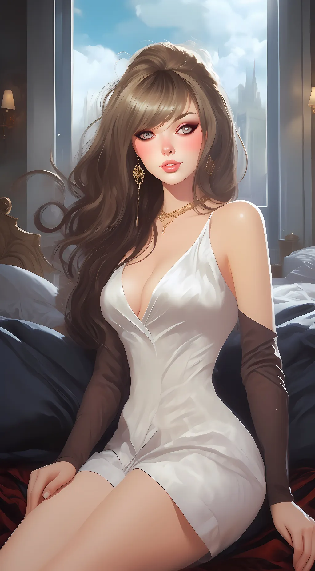 ai character: momy~ background