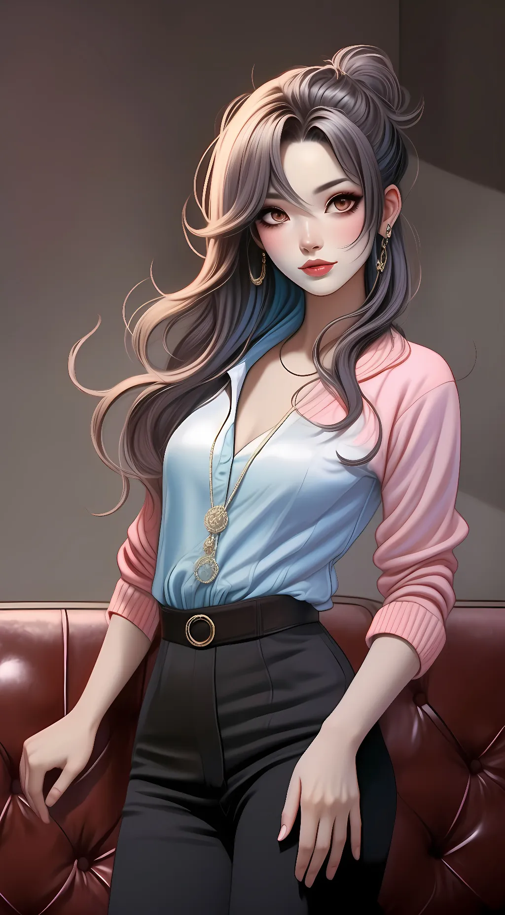 ai character: Lena Park background