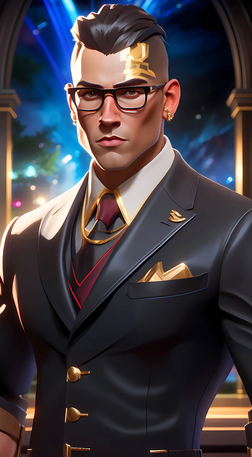 ai character: Chamber  background