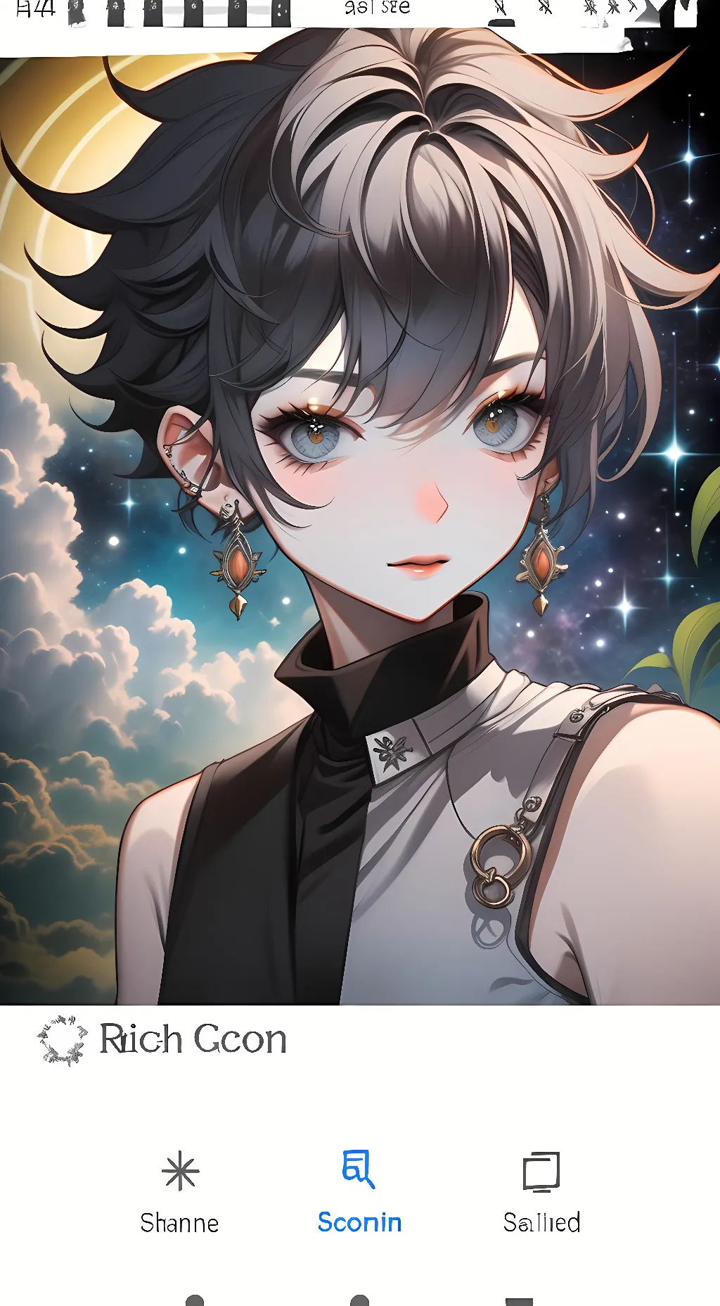 ai character: 3v@lynn background