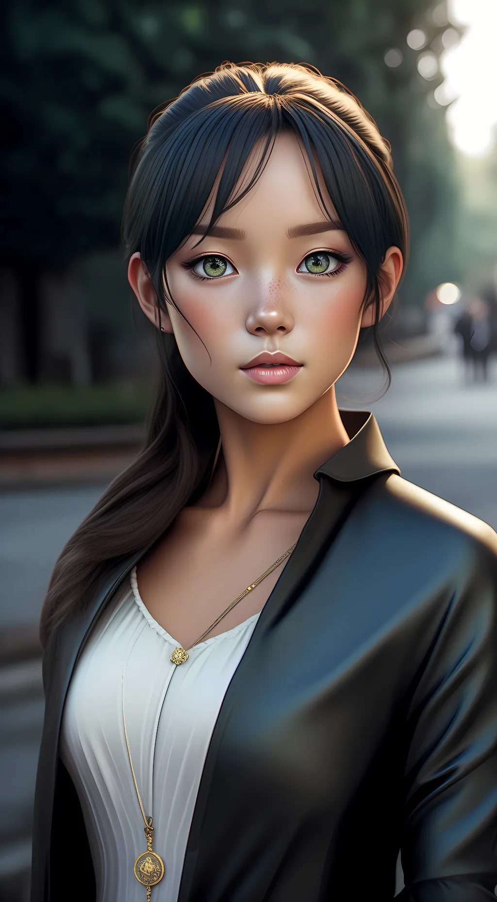 ai character: Katy background