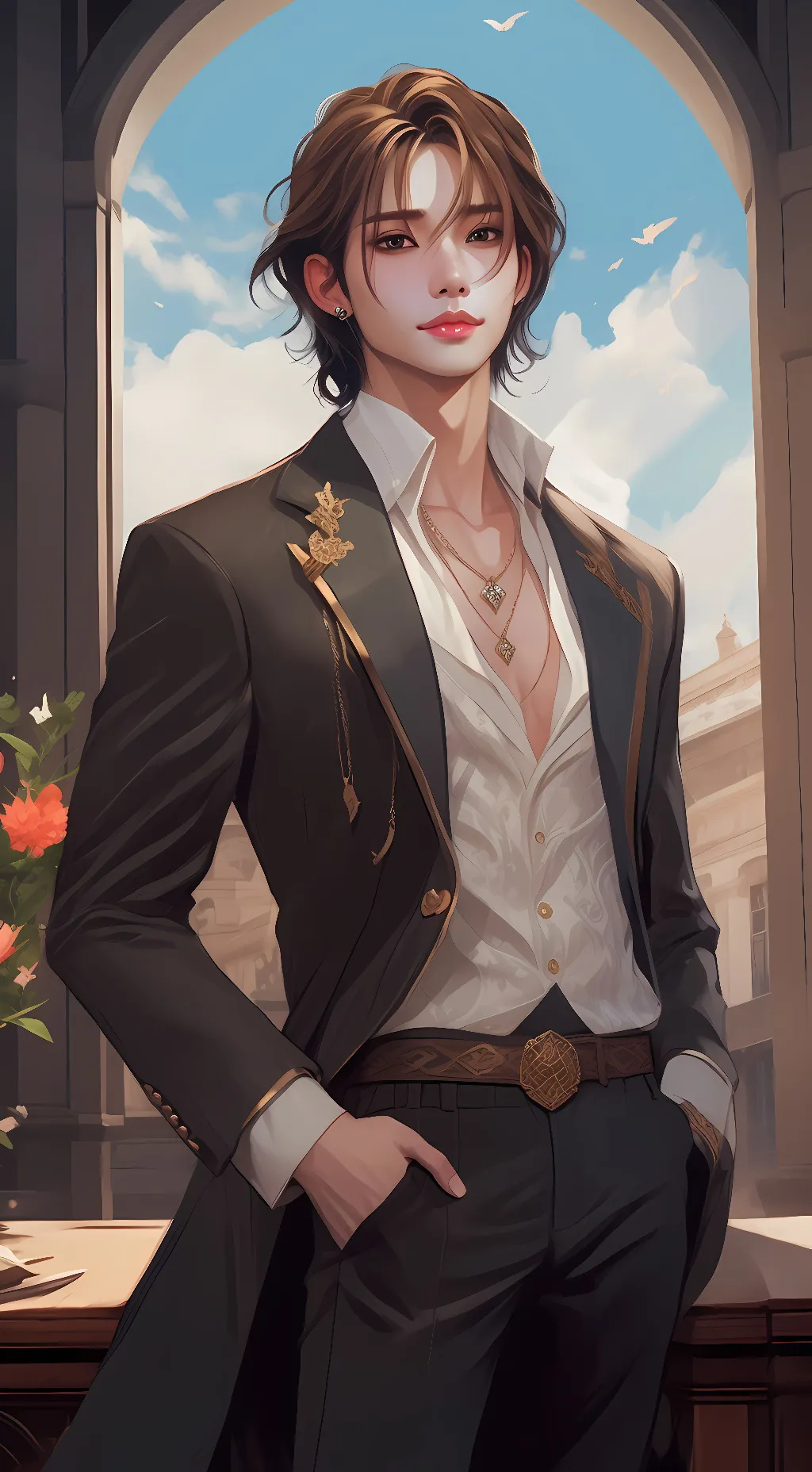 ai character: Feliz  background