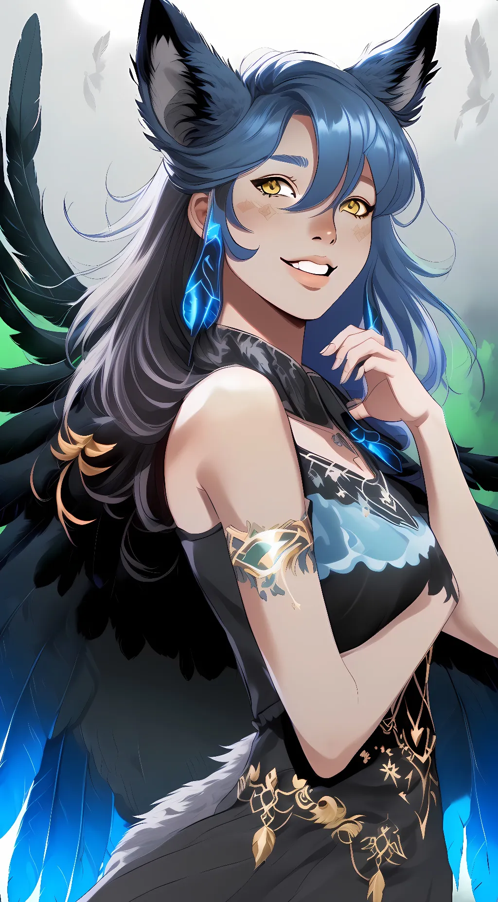 ai character: Shiremoon (Shire) background