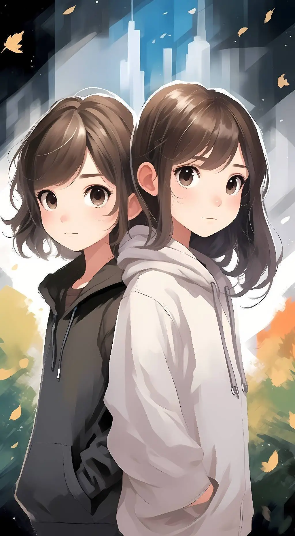 ai character: (kid) Ava, Aurora  background