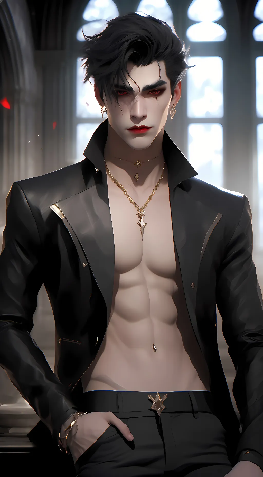 ai character: axe background