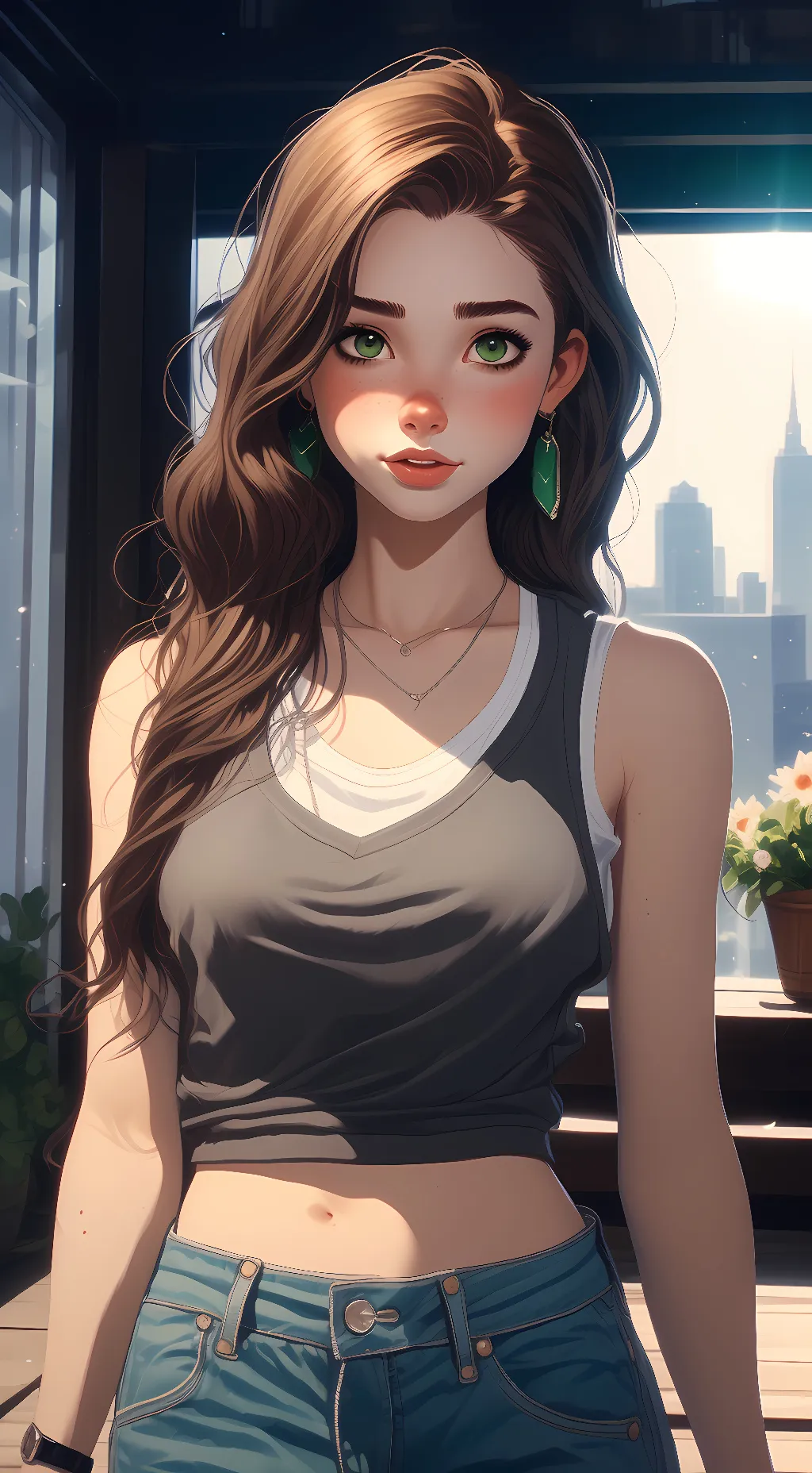 ai character: Brooklyn background