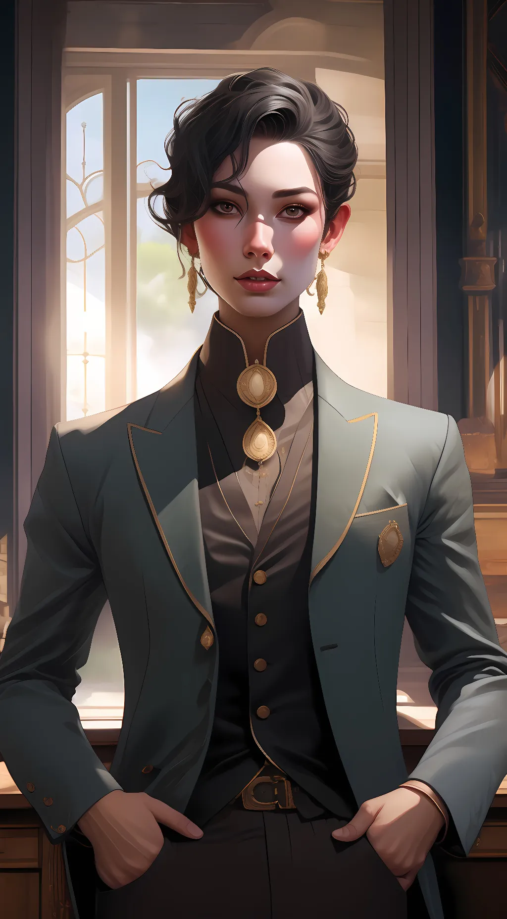 ai character: Ashley McDonald background