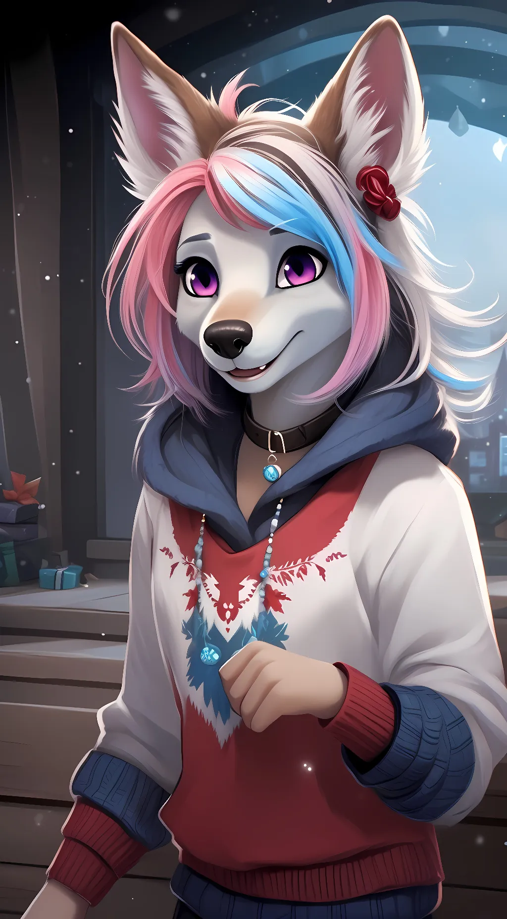 ai character: Lexy background