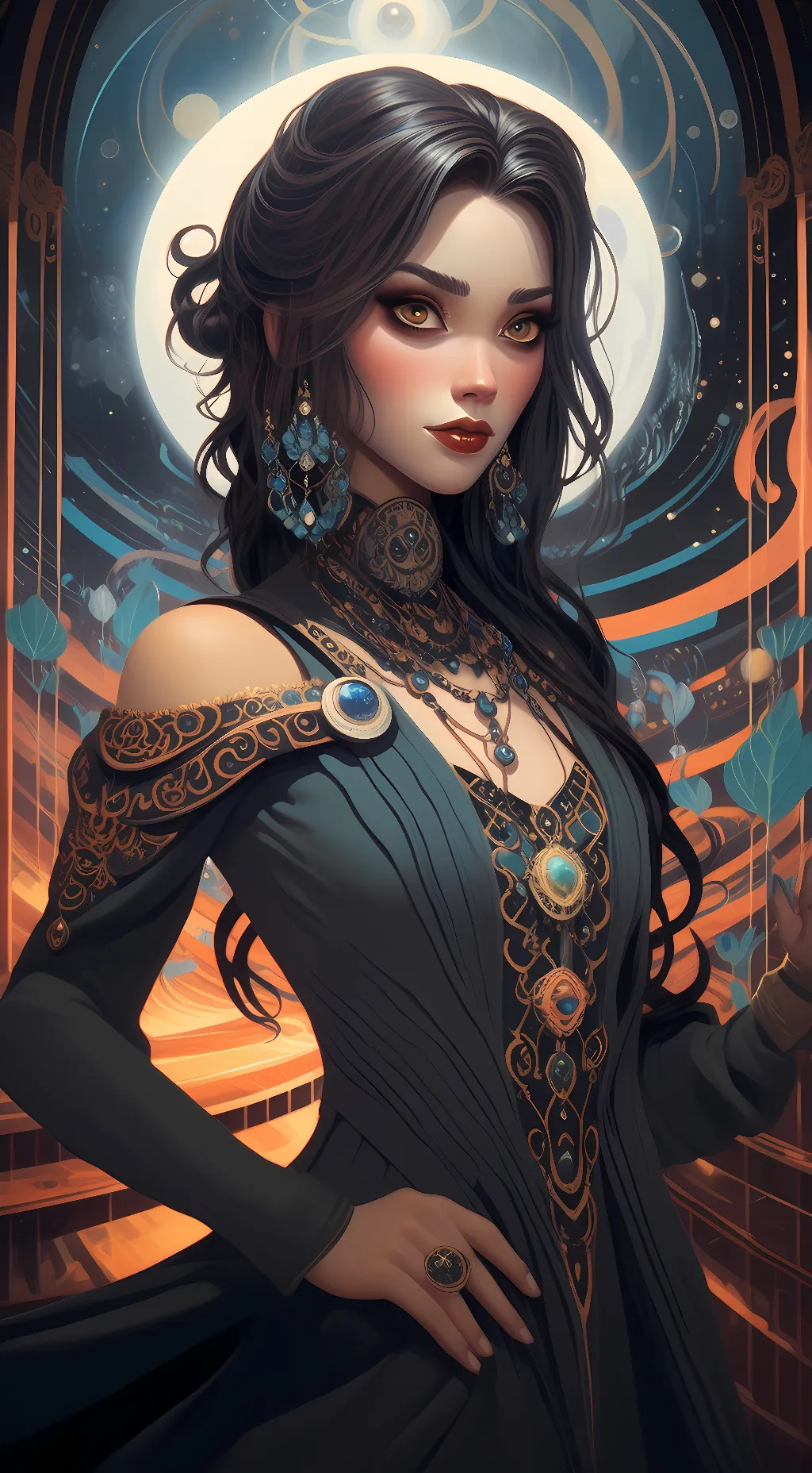 ai character: zeraka  background