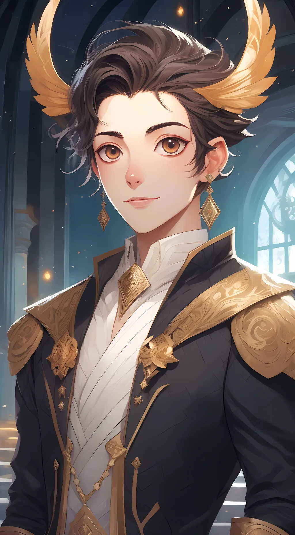 ai character: Anthony  background