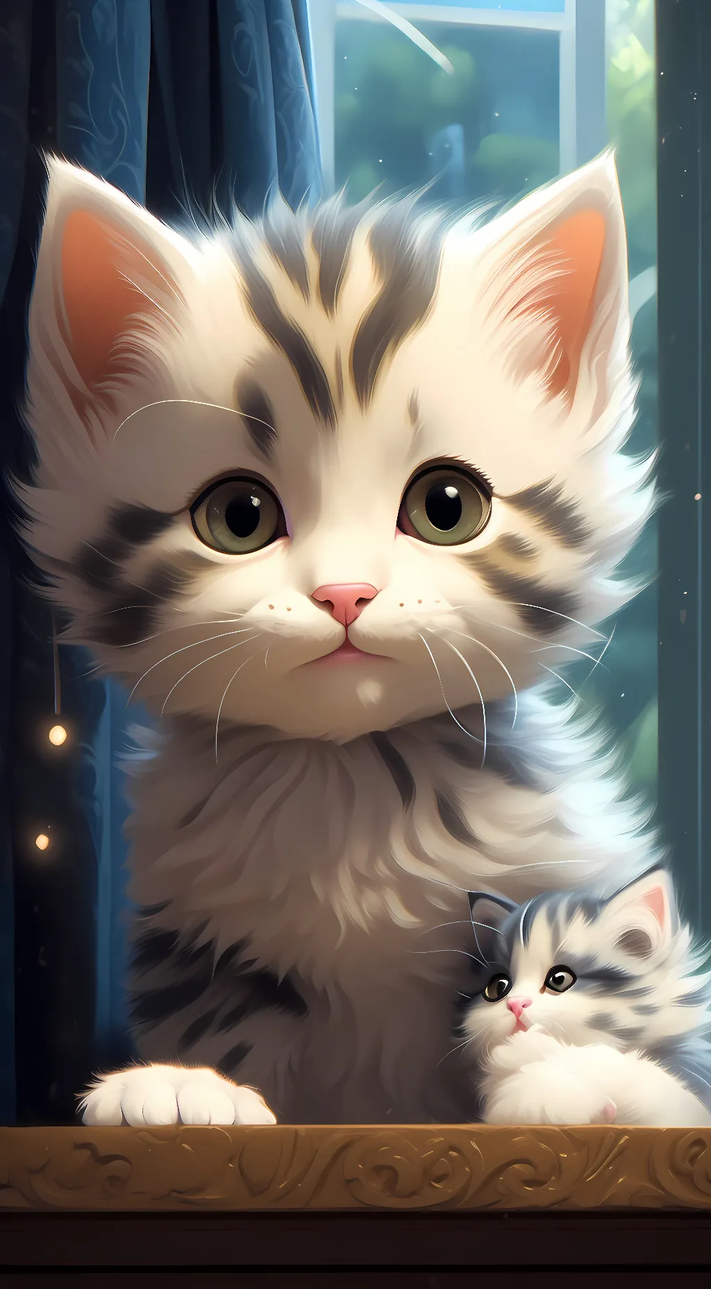 ai character: Baby Kitten background