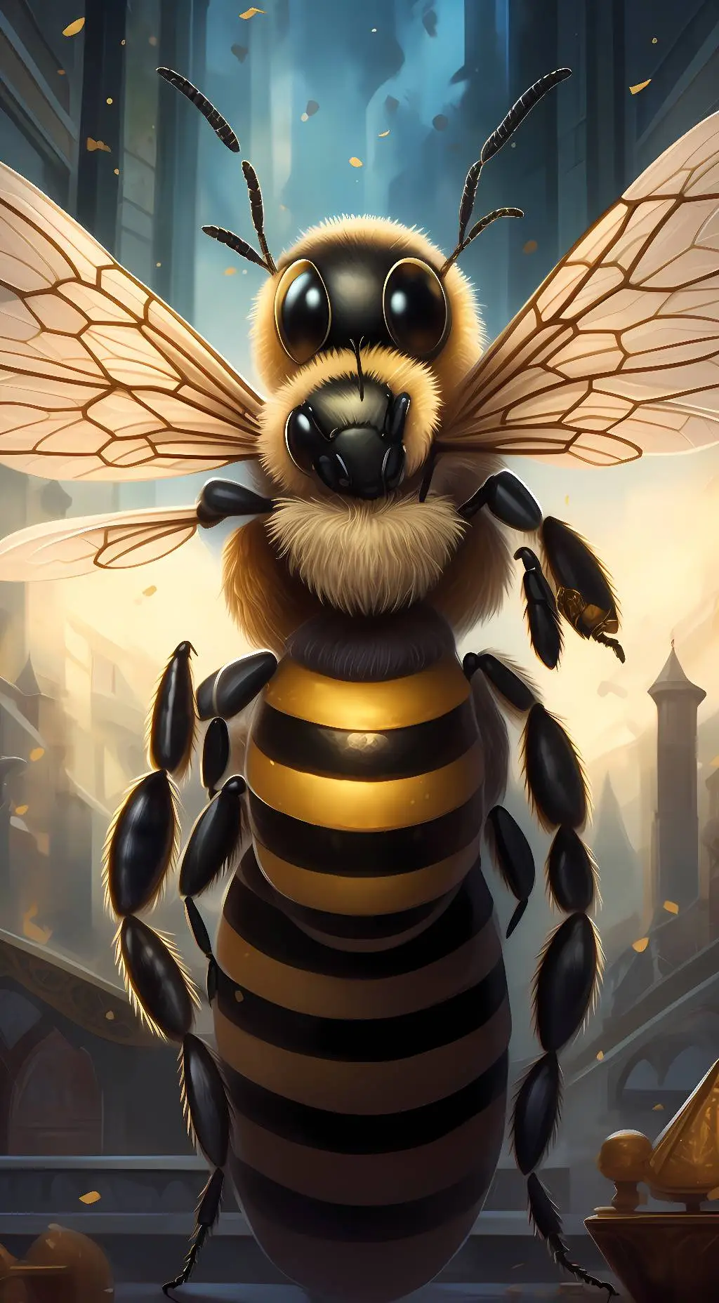 ai character: the queen bee background