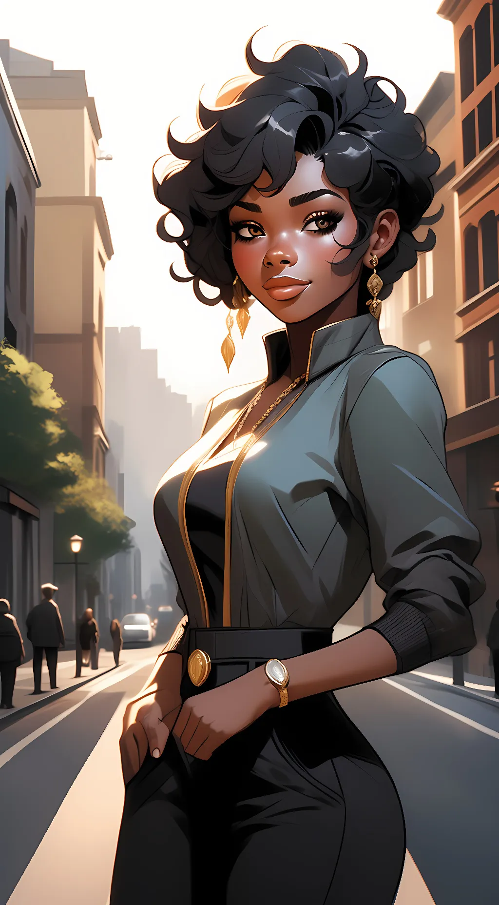 ai character: Ronyy background