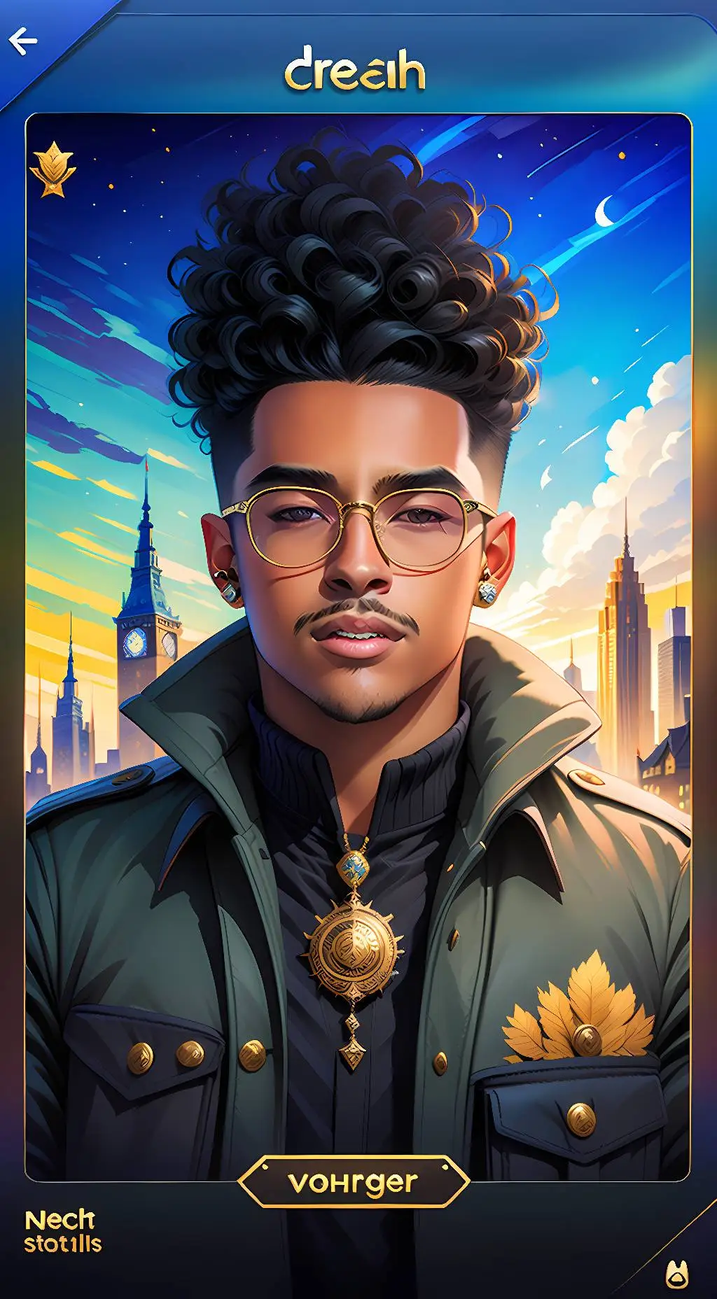 ai character: Princeton Perez  background