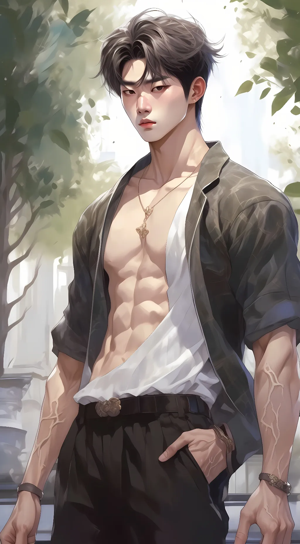 ai character: Chris background