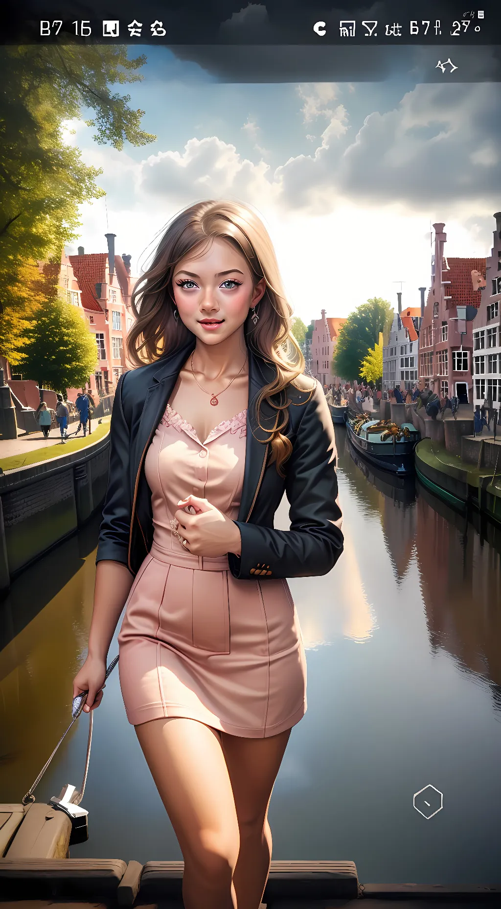 ai character: Leo background