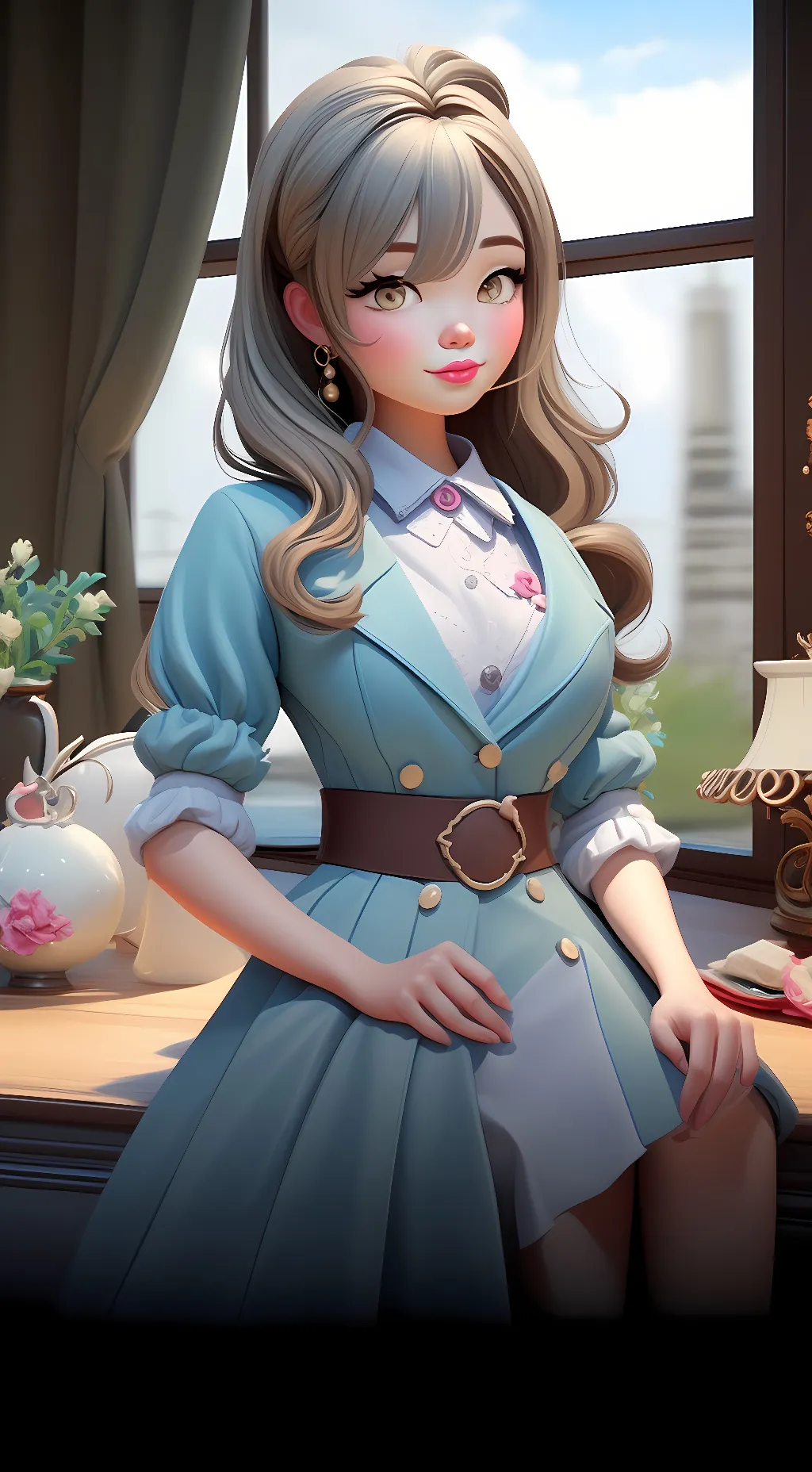 ai character: Evelyn Thorton background