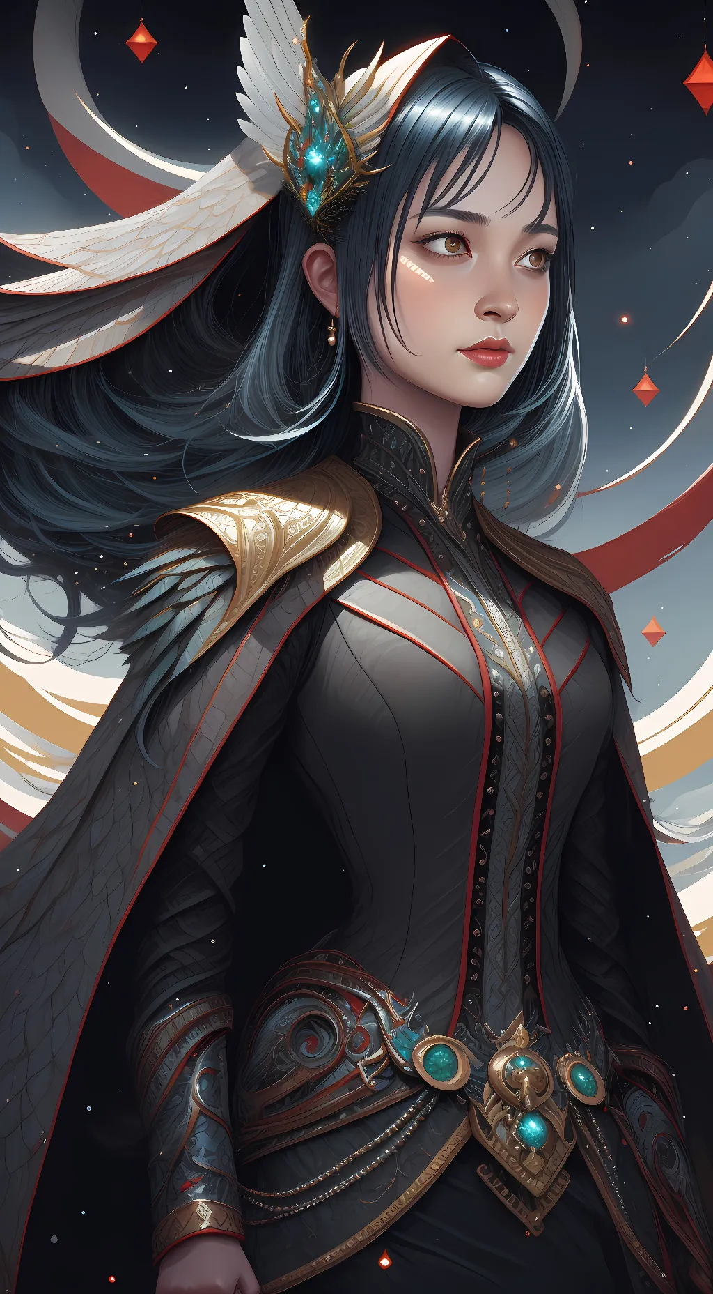 ai character: Rebecca  background