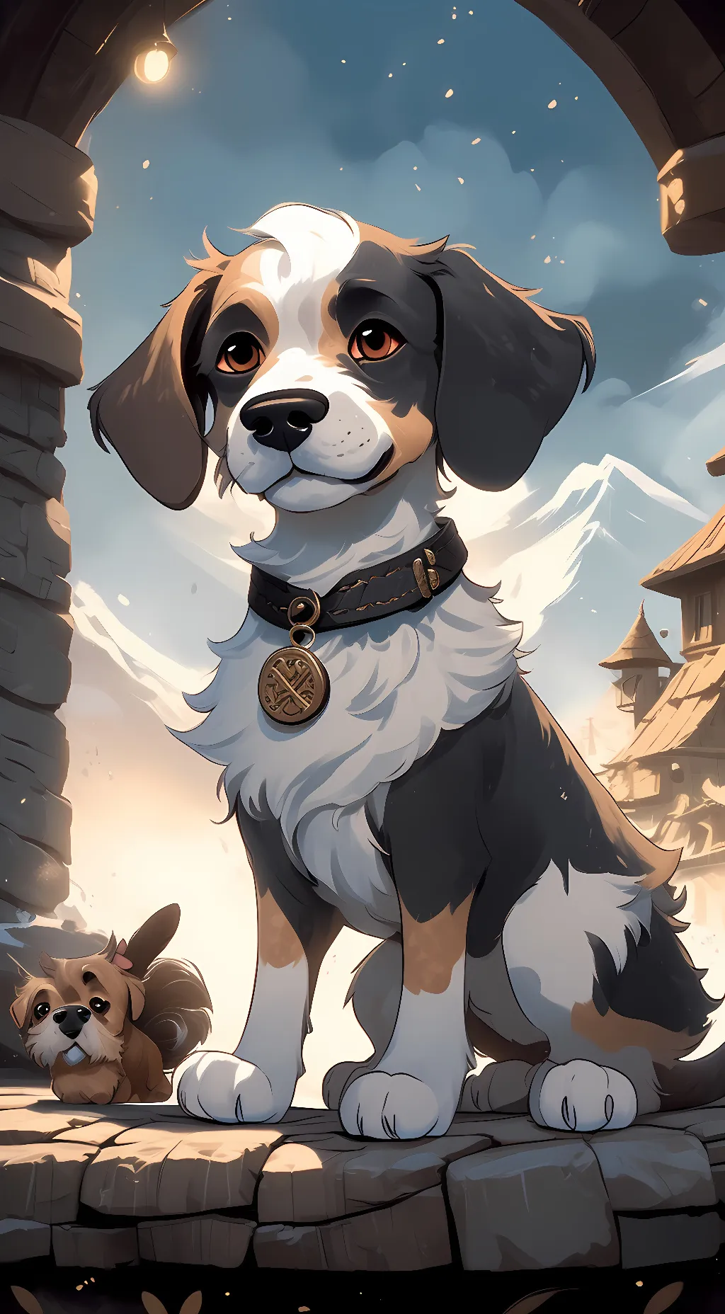 ai character: Bagel background